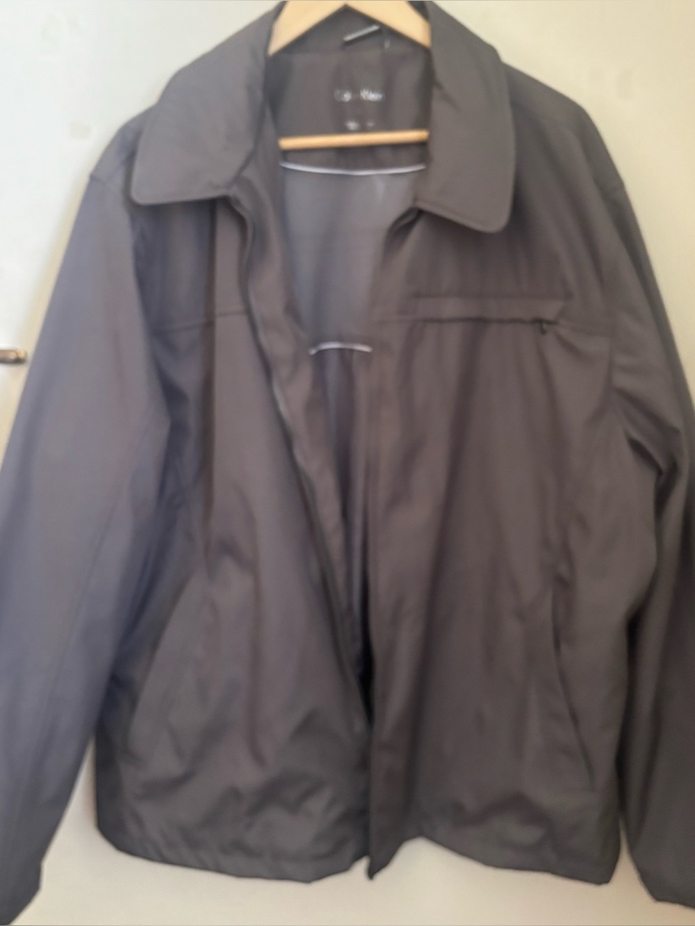 Calvin Klein Men's Gray Lightweight Jacket
